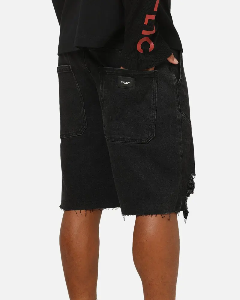 Saint Morta Annex Baggy Jorts Black Shadow 4