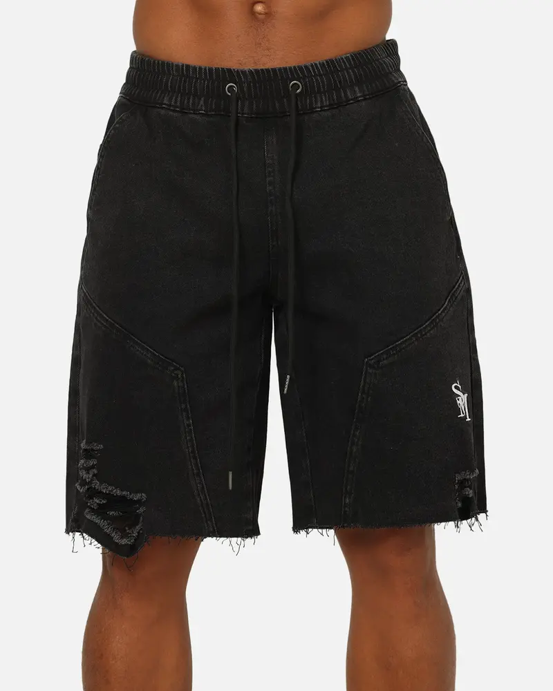Saint Morta Annex Baggy Jorts Black Shadow 7