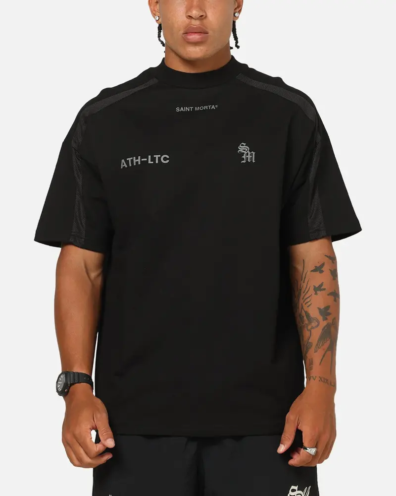 Saint Morta Athltc Recon T-Shirt Black 1