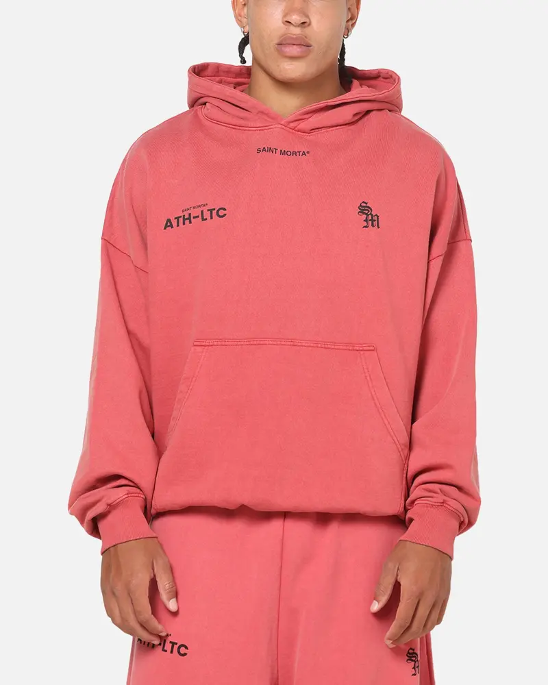 Saint Morta Athltc S2 Boxy Hoodie Pigment Washed 1