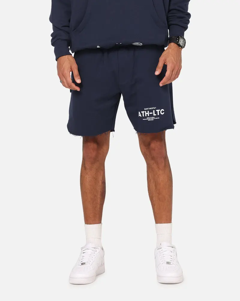 Saint Morta Athltc Sweat Shorts Dark Royal 1