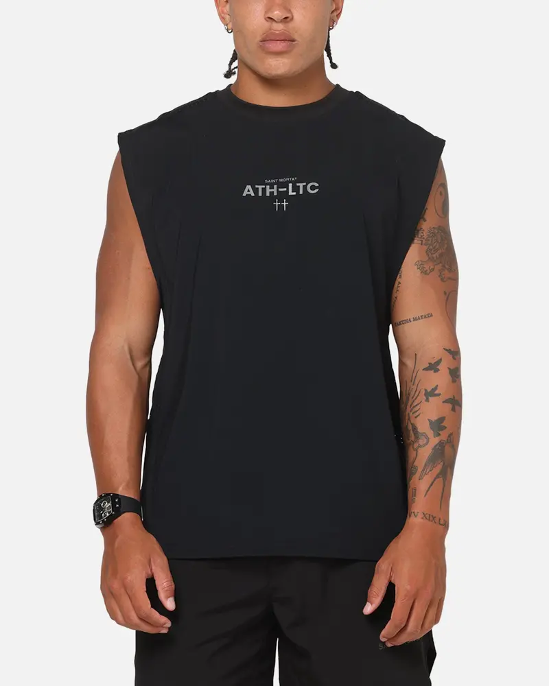 Saint Morta Athltc Training Singlet Black 1