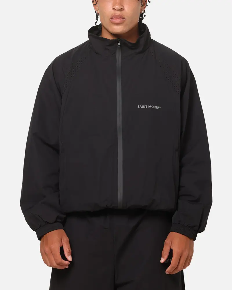 Saint Morta Athltc Windbreaker Jacket Black 1