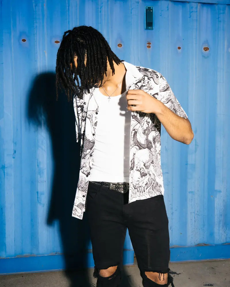 Saint Morta Babylon Short Sleeve Shirt Black/White 1