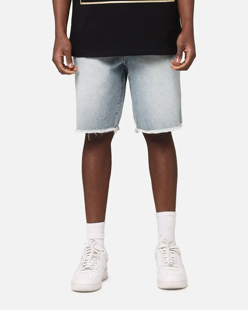 Saint Morta Baggy Denim Shorts Superwash Blue 1
