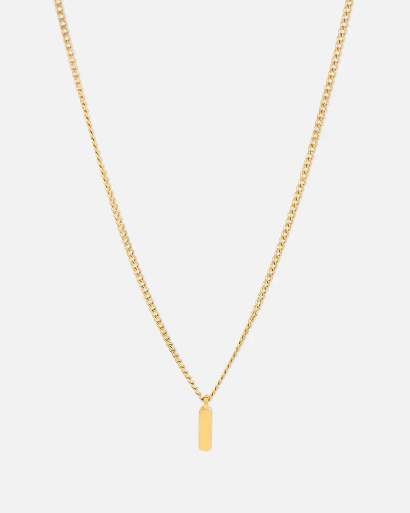 Saint Morta Bar Totem Pendant Chain Gold 1