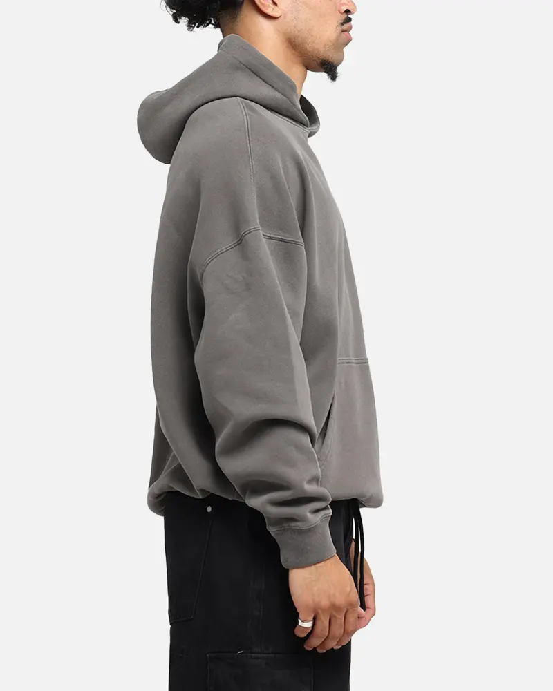 Saint Morta Black Doves Boxy Hoodie Washed Charcoal 4