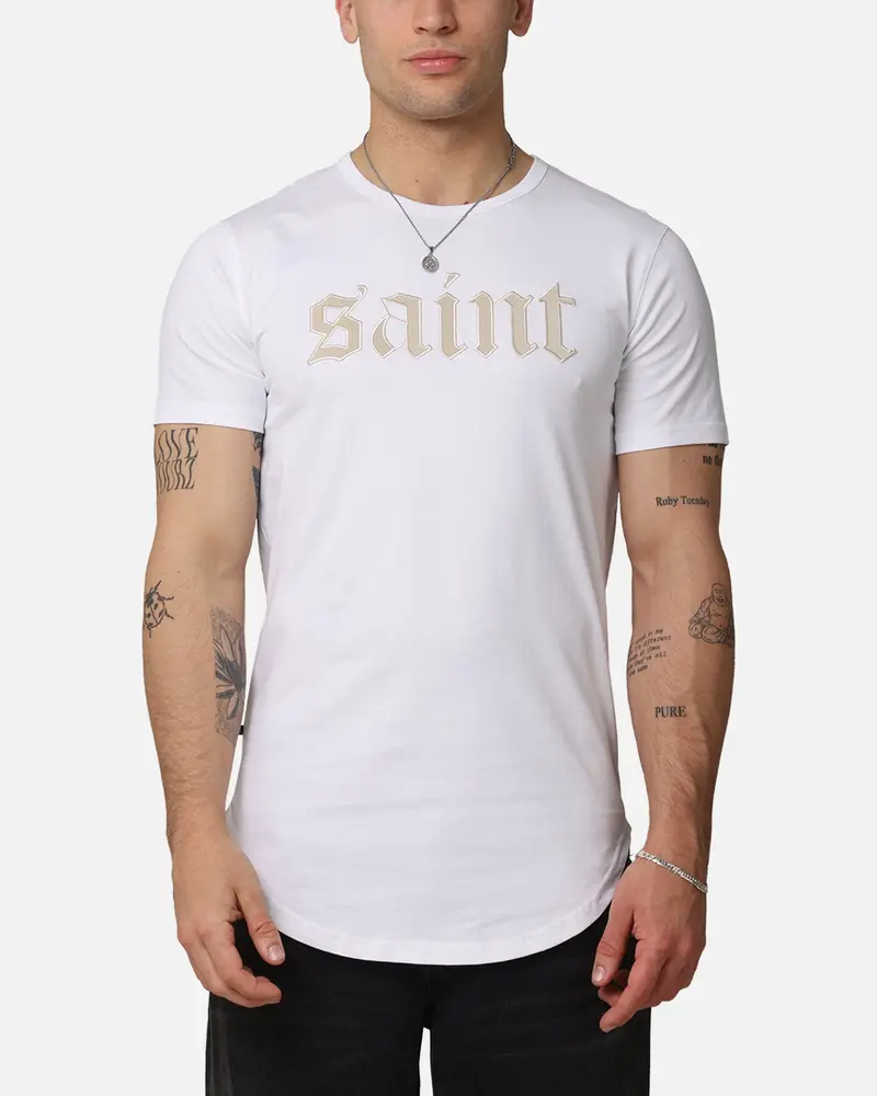 Saint Morta Cambronne Snake El Duplo T-Shirt White/Stone 1