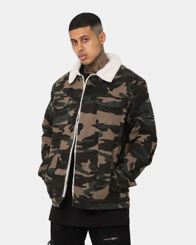 Saint Morta Camo Sherpa Jacket Camo 1
