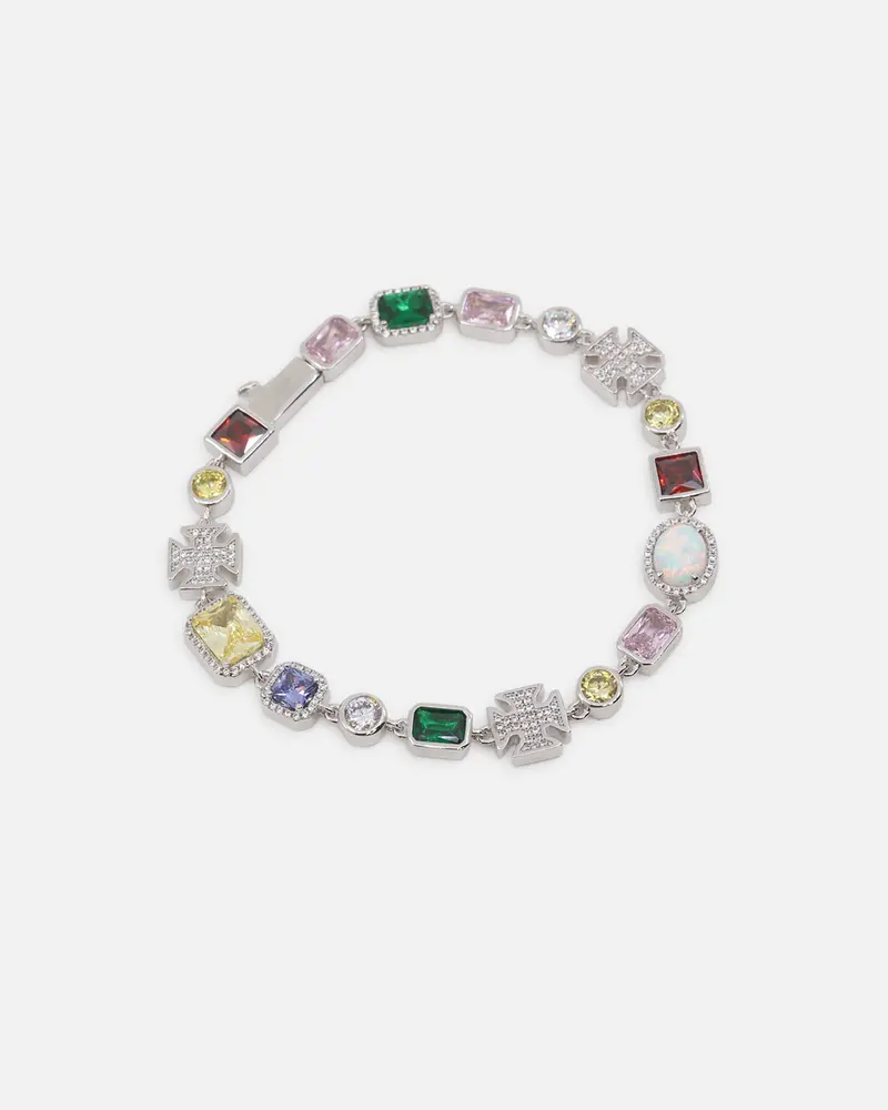 Saint Morta Candy Ice Bracelet Iced White Gold 1