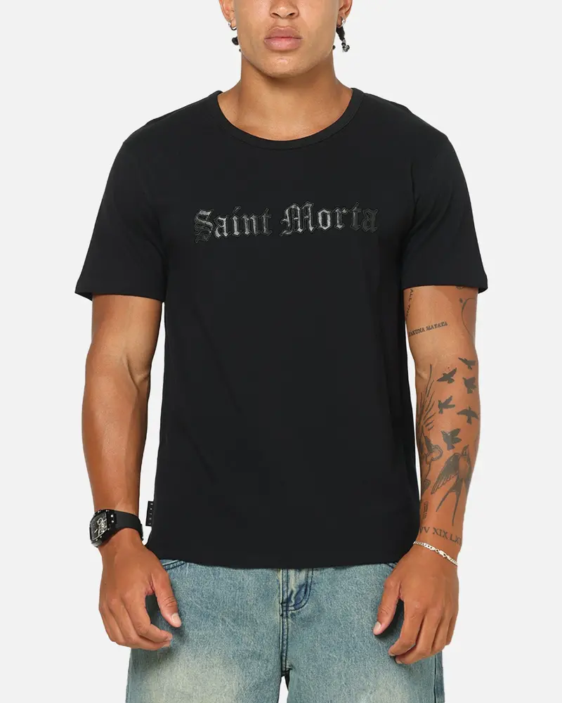 Saint Morta Cathedra El Corto T-Shirt Black 1