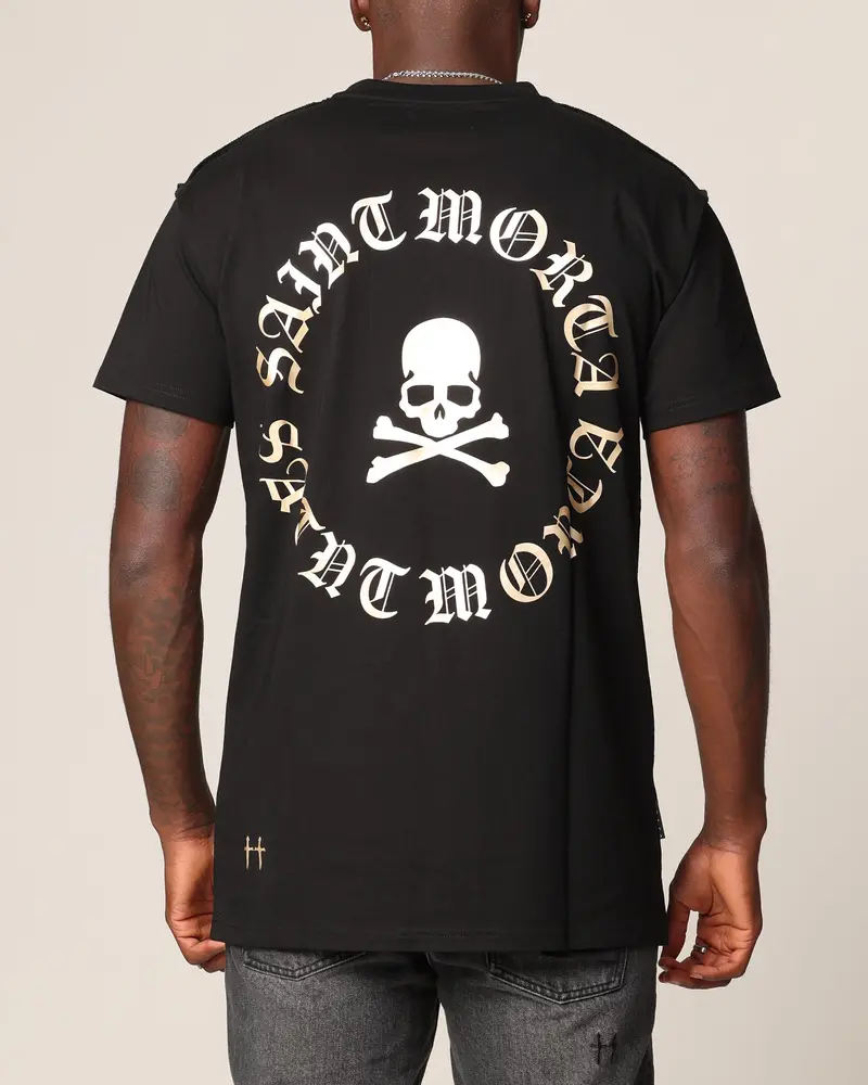Saint Morta Ceremonies Lafayette T-Shirt Black/Gold 1