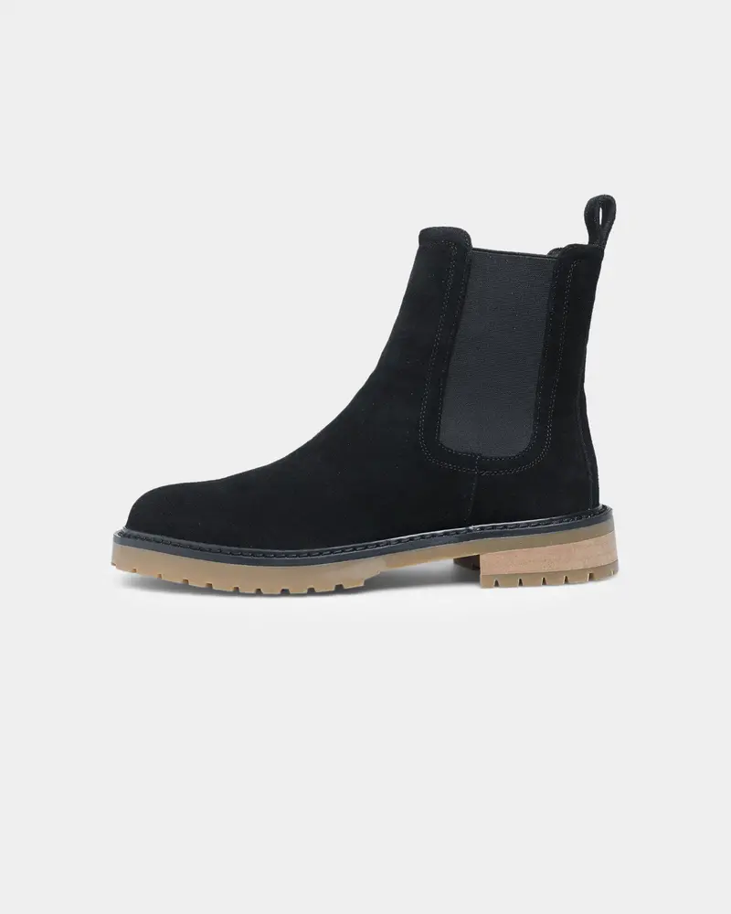 Saint Morta Chunky Chelsea Boot Black/Gum 1