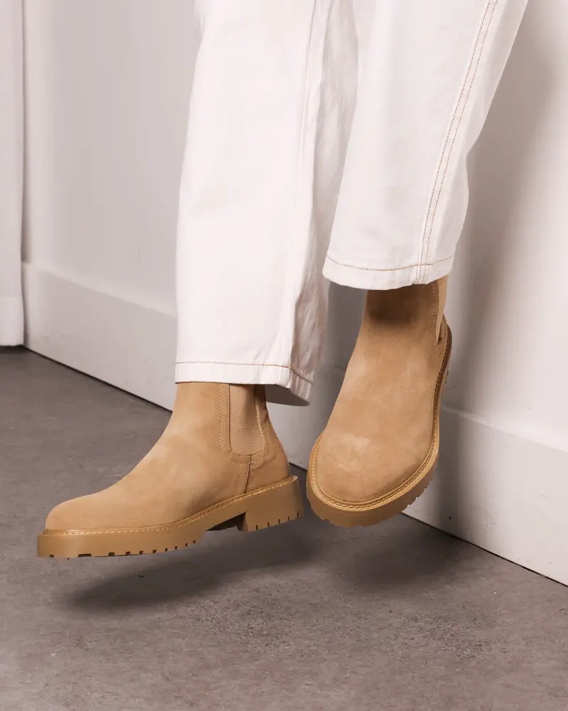 Saint Morta Chunky Chelsea Boot Tan 1