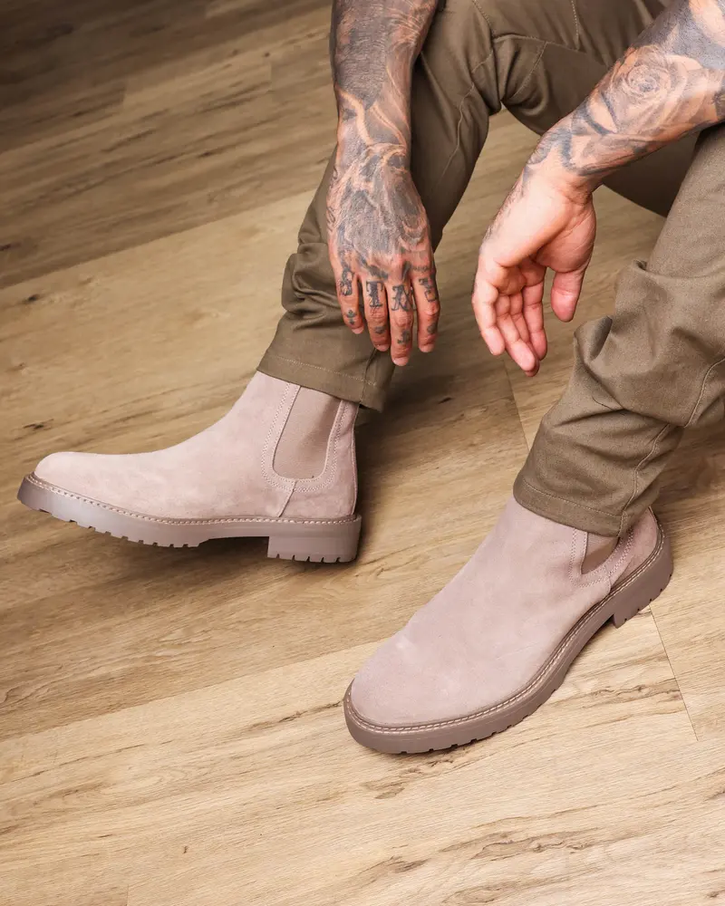 Saint Morta Chunky Chelsea Boot Taupe 1