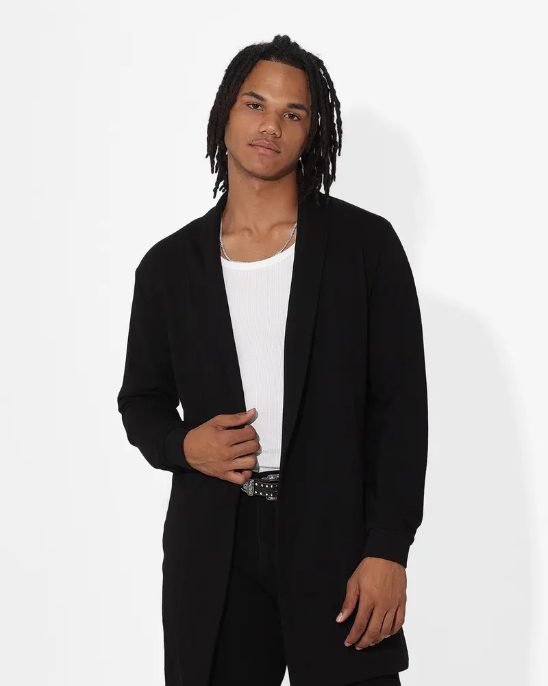 Saint Morta Coffin Party Longline Cardigan Black 1