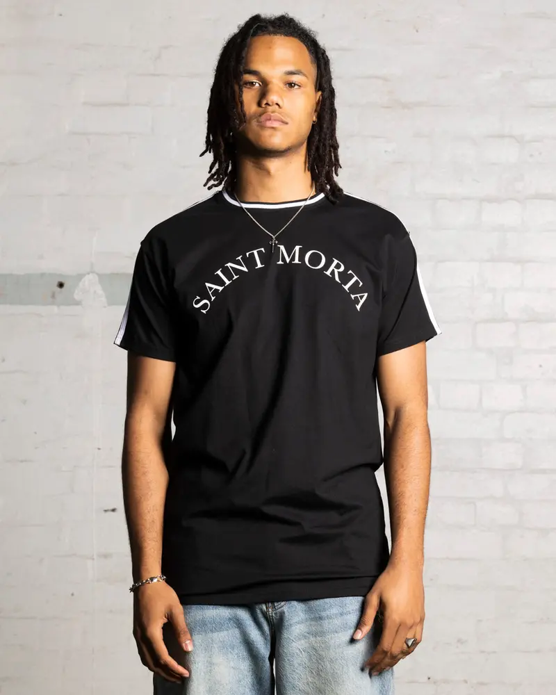 Saint Morta College Lafayette T-Shirt Black/White 1