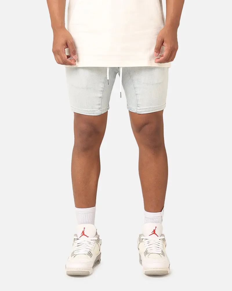 Saint Morta Correr Denim Shorts Light Blue 1