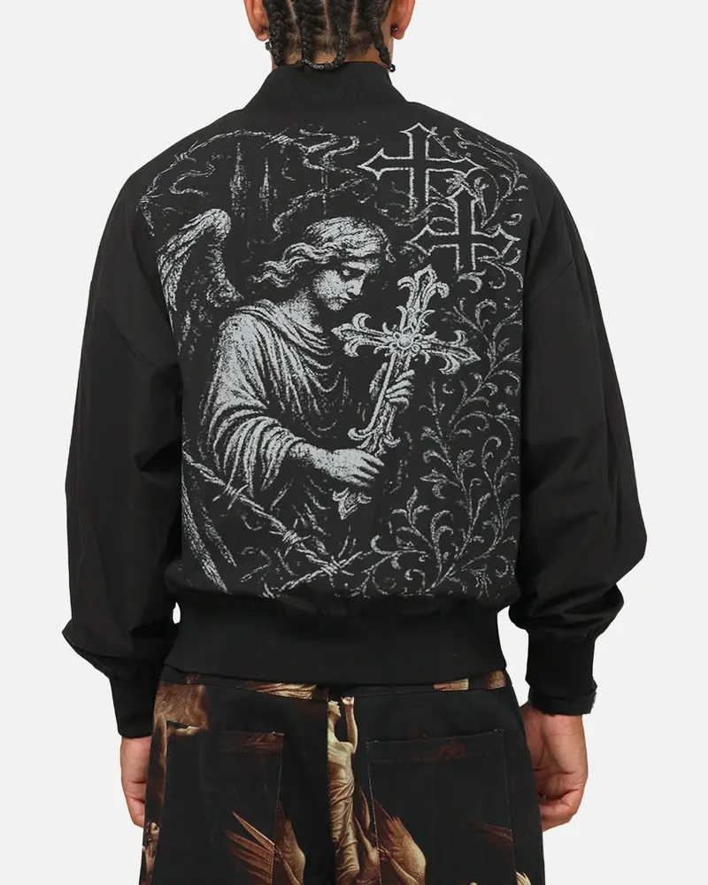 Saint Morta Crossbearer Bomber Jacket Black 1