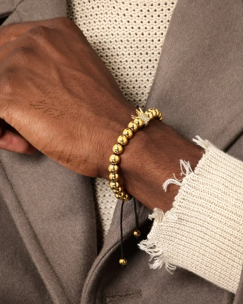 Saint Morta Crown Bracelet Gold 1