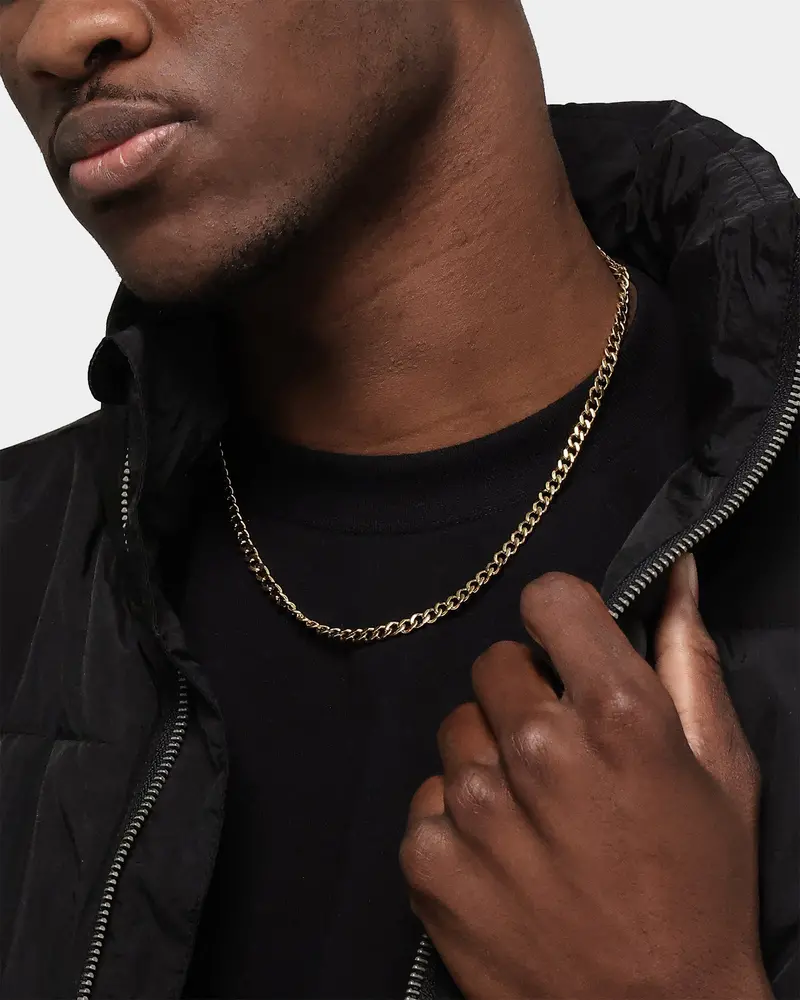 Saint Morta Cuban Link 5Mm Chain Gold 1