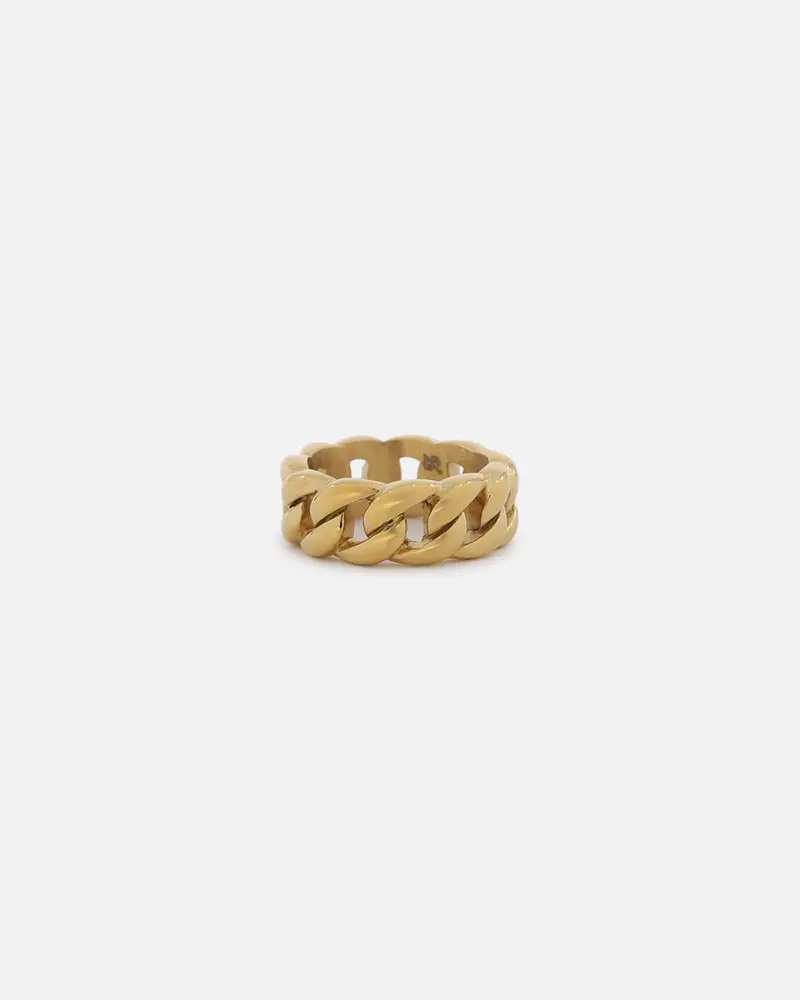Saint Morta Cuban Ring Gold 1