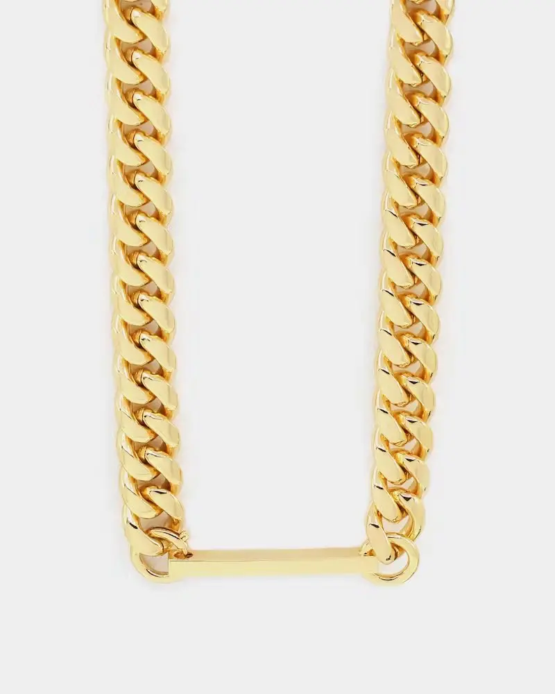 Saint Morta Custom Alpha 2 Letter Chain Gold 1