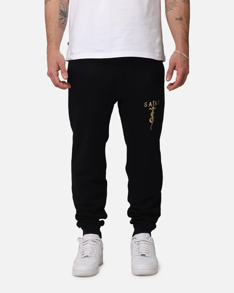 Saint Morta Daggers Sweatpants Black/Gold 1