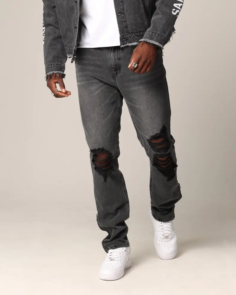 Saint Morta Deadbeat Fimi Jeans Grey Ash 1