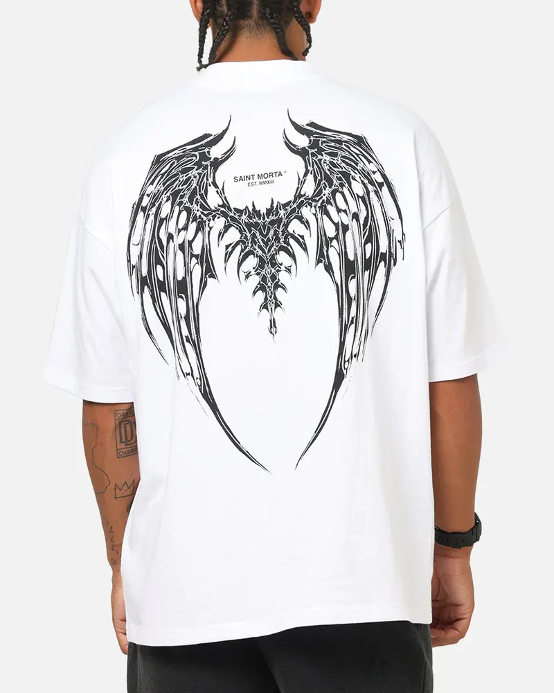Saint Morta Departed Boxy T-Shirt White 1