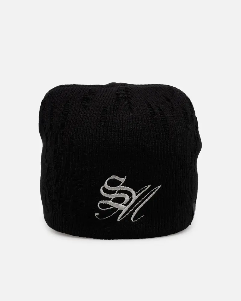 Saint Morta Distressed Skully Black 1