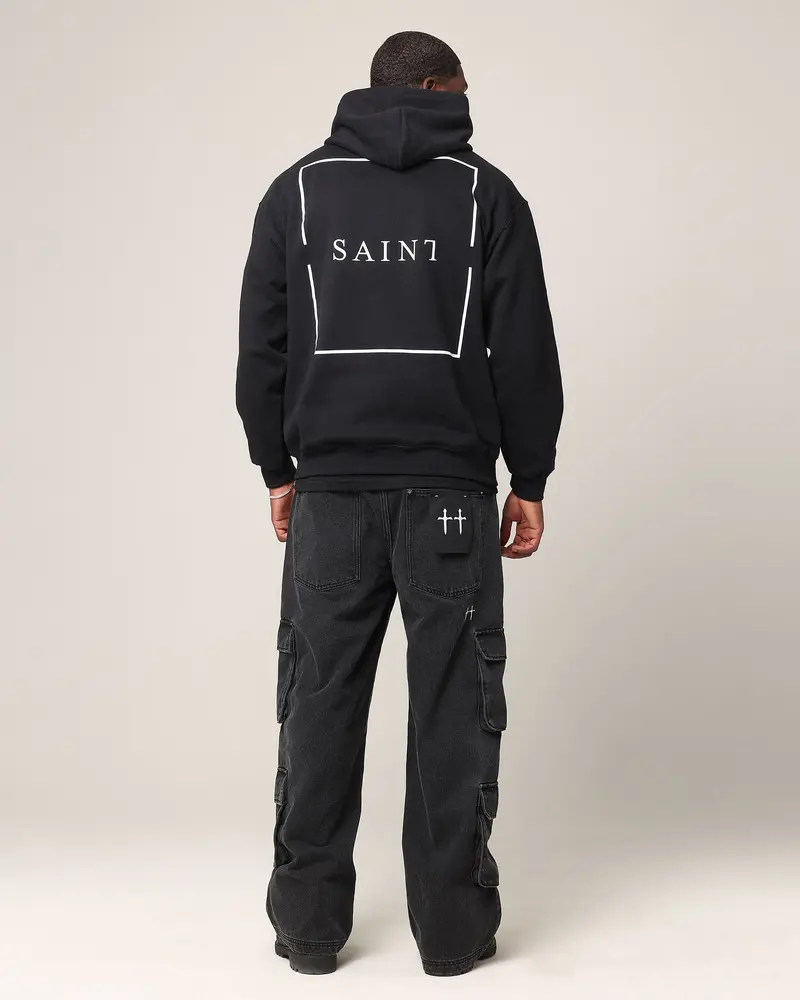 Saint Morta Division Hoodie Black 3