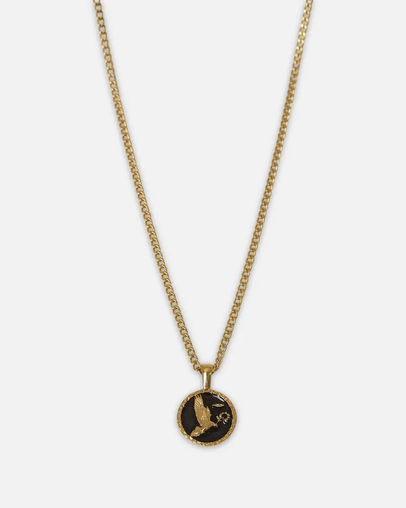 Saint Morta Doves Pendant Chain Gold 1