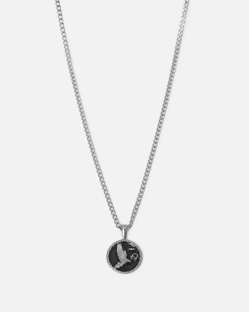 Saint Morta Doves Pendant Chain White Gold 1