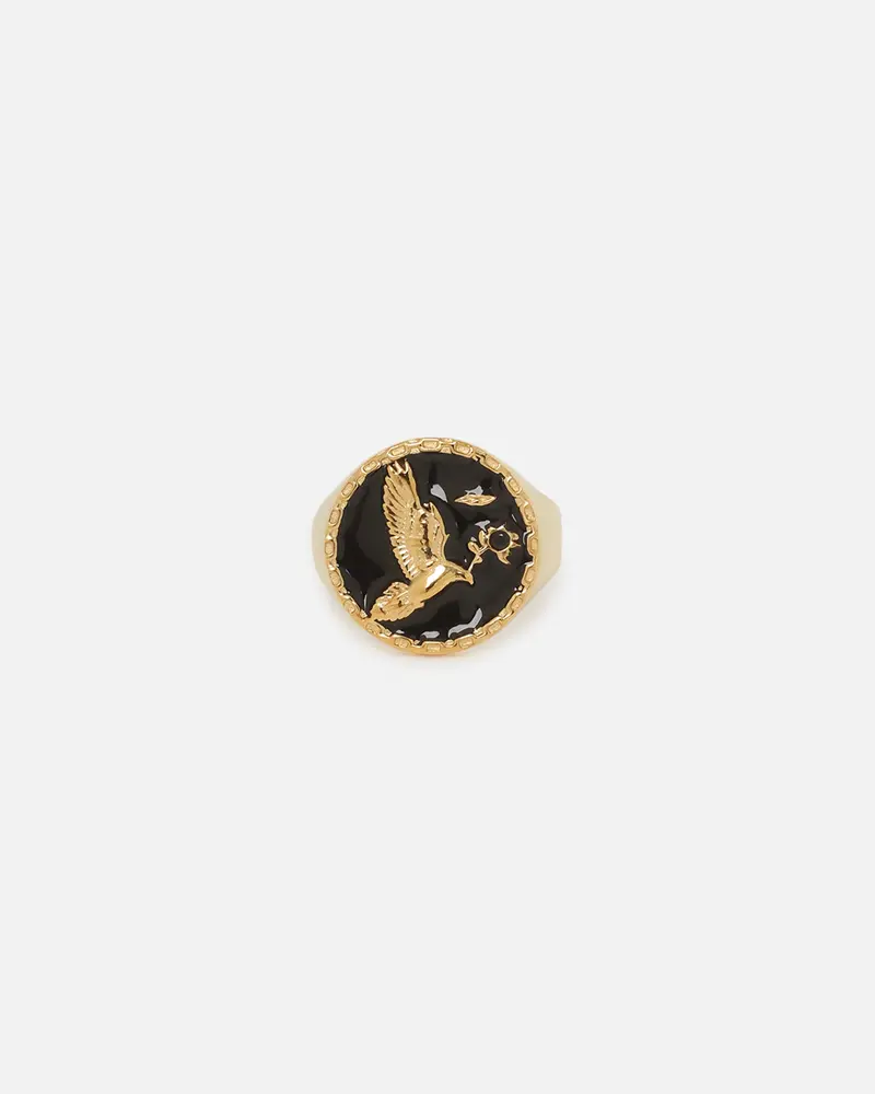 Saint Morta Doves Ring Gold 1