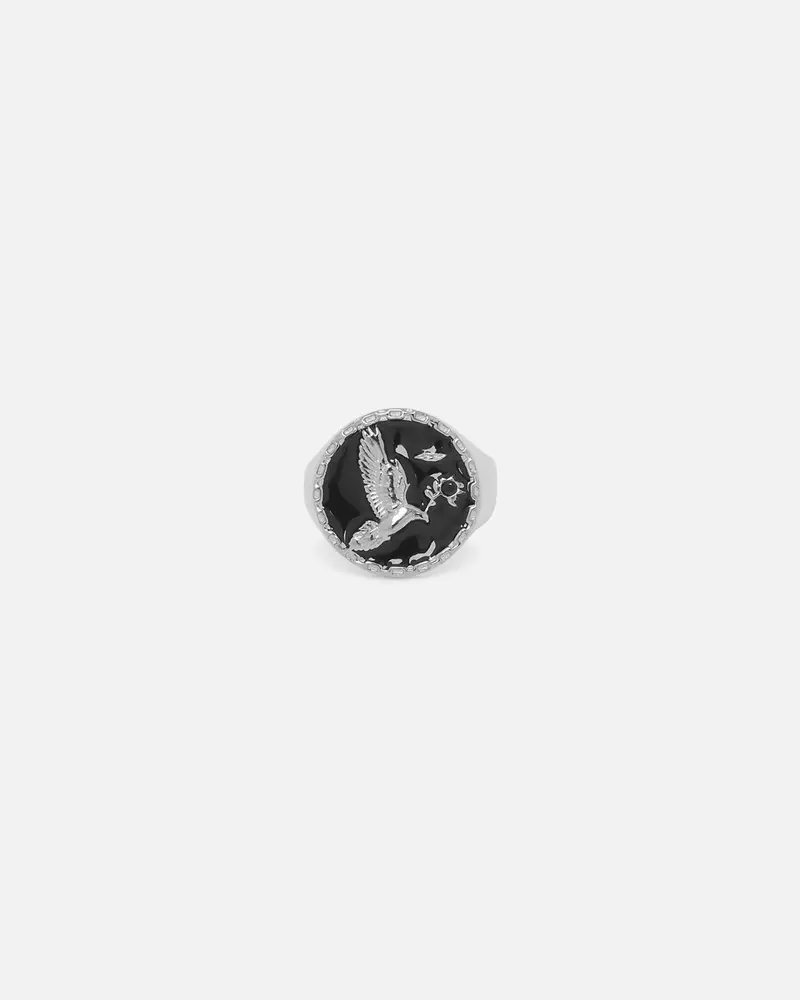 Saint Morta Doves Ring White Gold 1