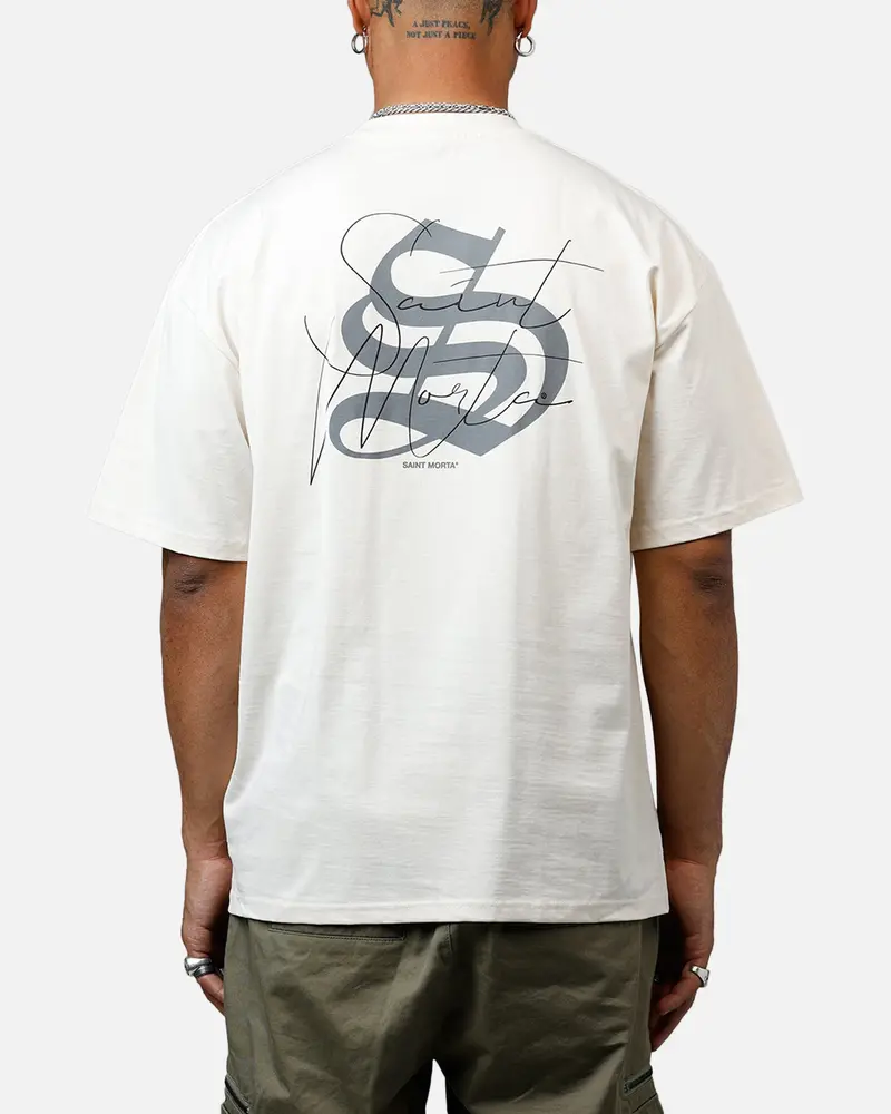 Saint Morta Eternal Shadow Drop T-Shirt Off White 1