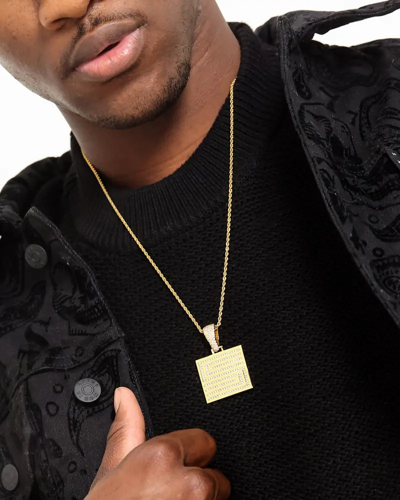 Saint Morta Future Pendant Iced Gold 1