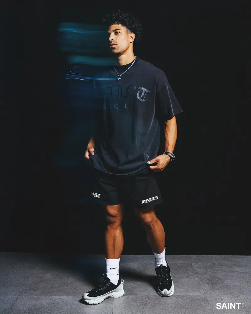 Saint Morta Gothic Training Shorts Black 1