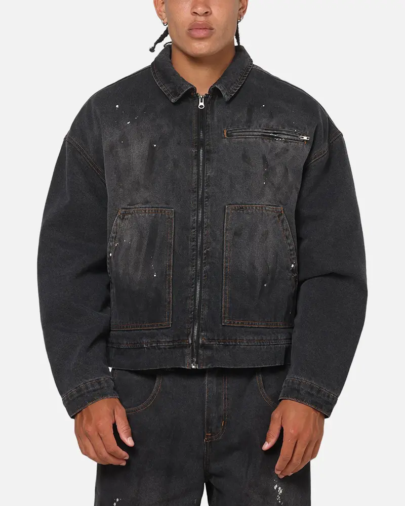 Saint Morta Halo Zip Jacket Smoke Black 1