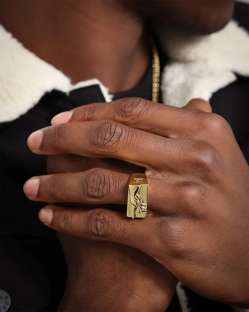Saint Morta Hand Of God Ring Gold 1