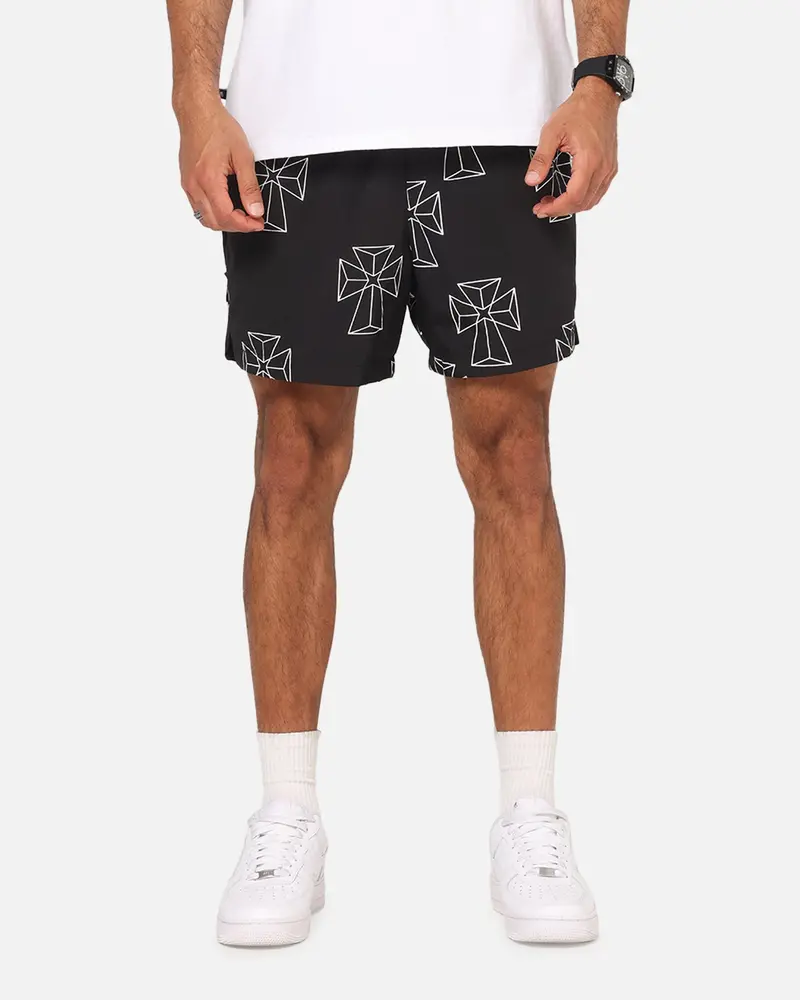 Saint Morta Holy Tide Beach Shorts Black 1