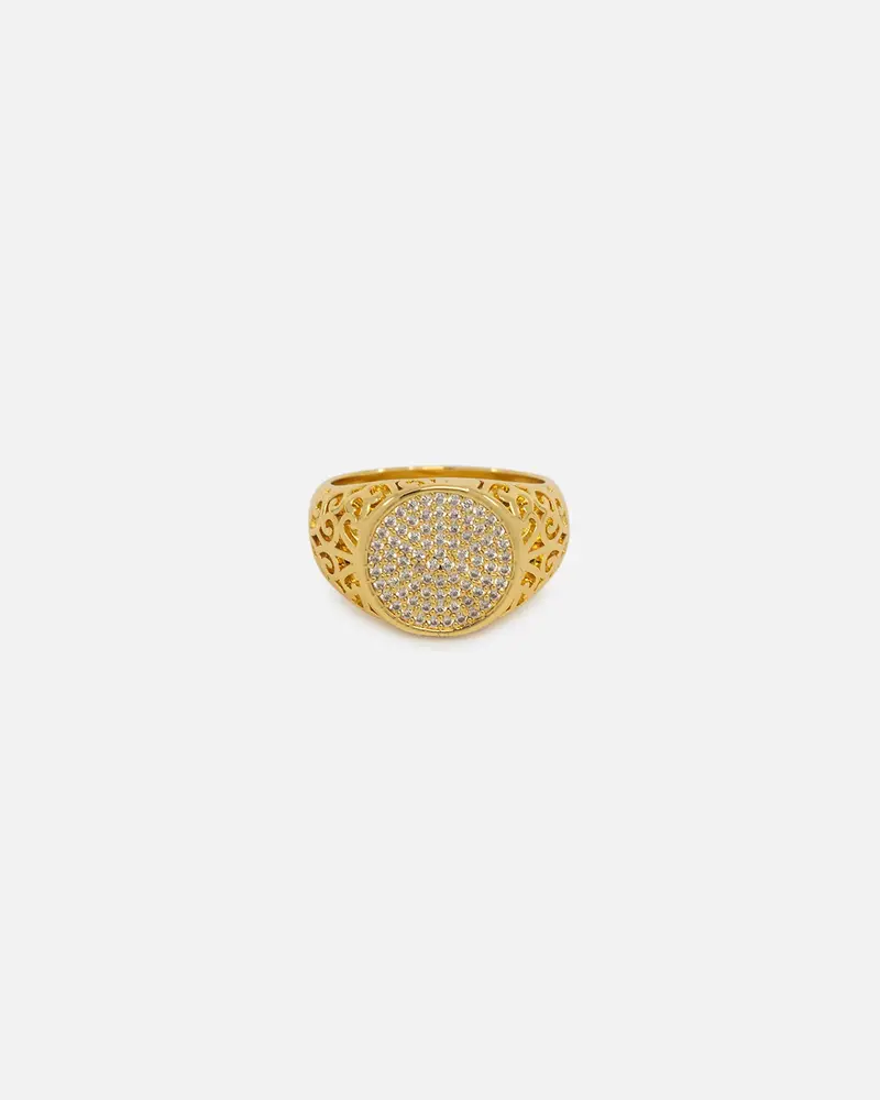 Saint Morta Iced Championship Ring Iced Gold 1