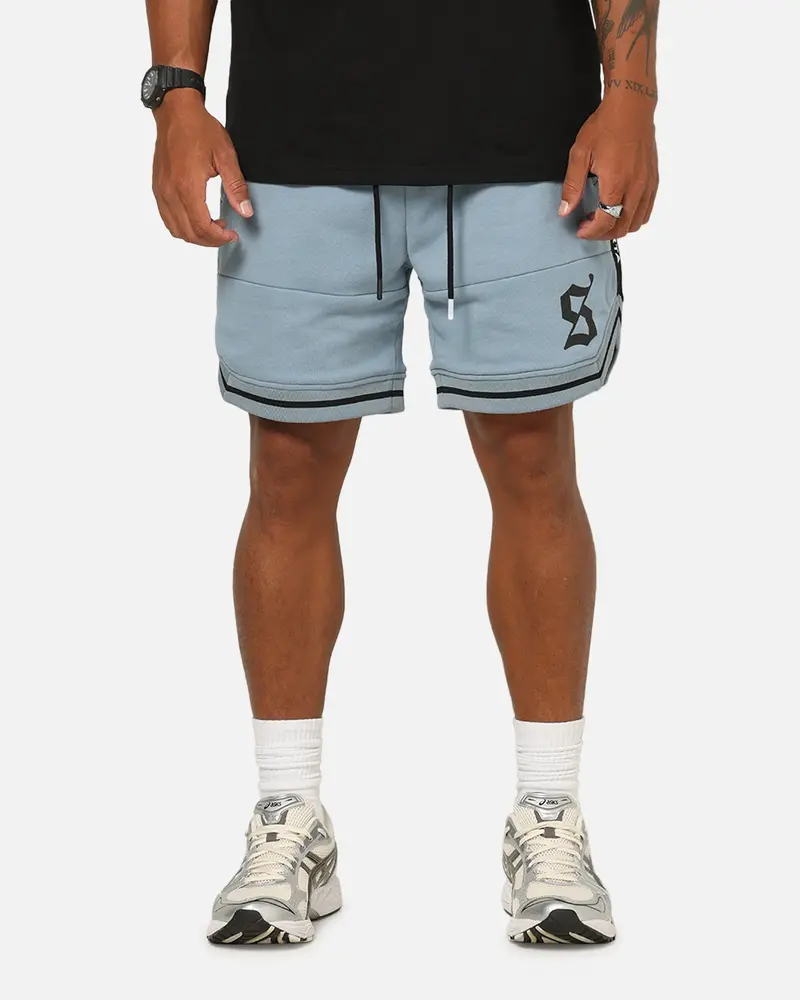 Saint Morta Icon X Fleece Shorts Denim Blue 1