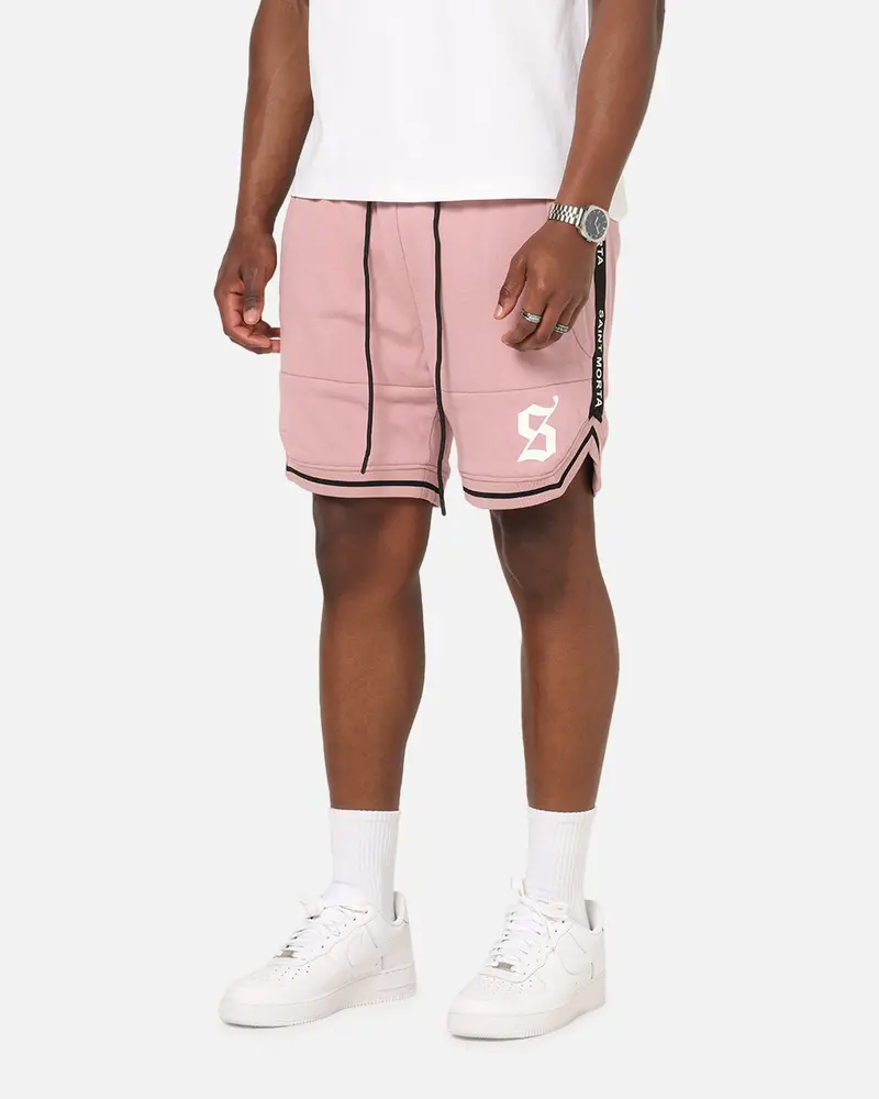 Saint Morta Icon X Fleece Shorts Dusty Pink 1