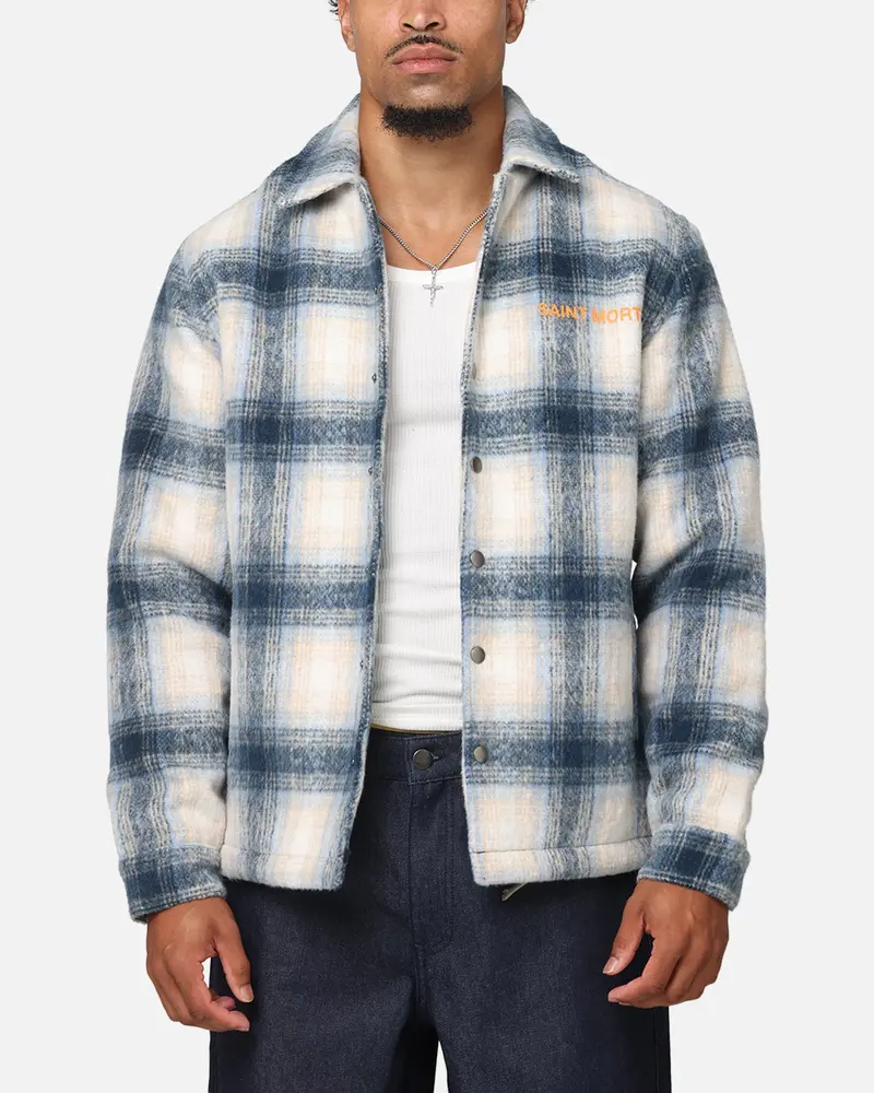 Saint Morta Industrial Sherpa Jacket Blue 1