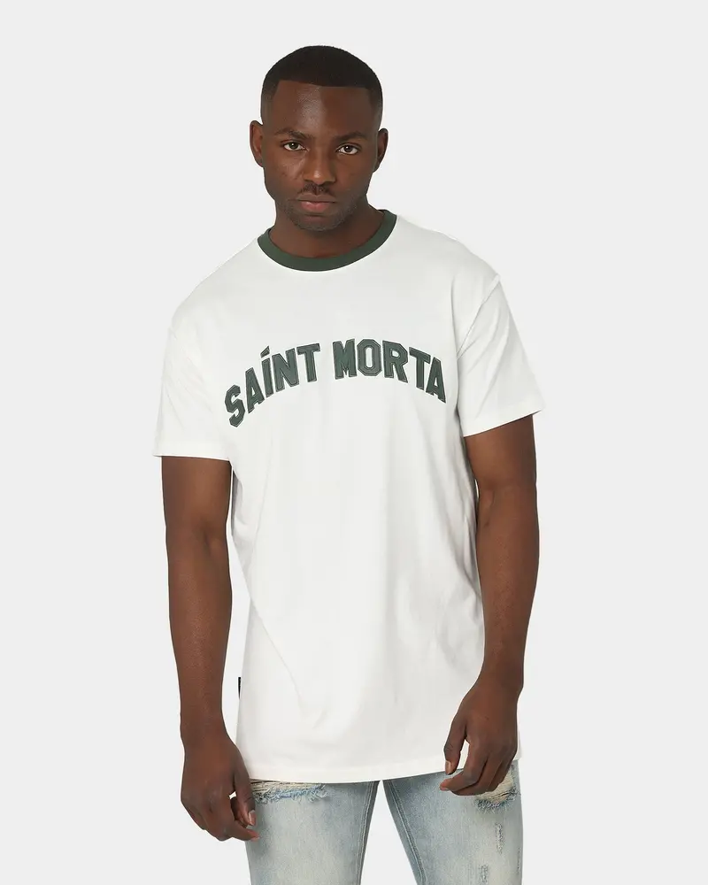 Saint Morta Kingdom Lafayette T-Shirt Off White/Green 1