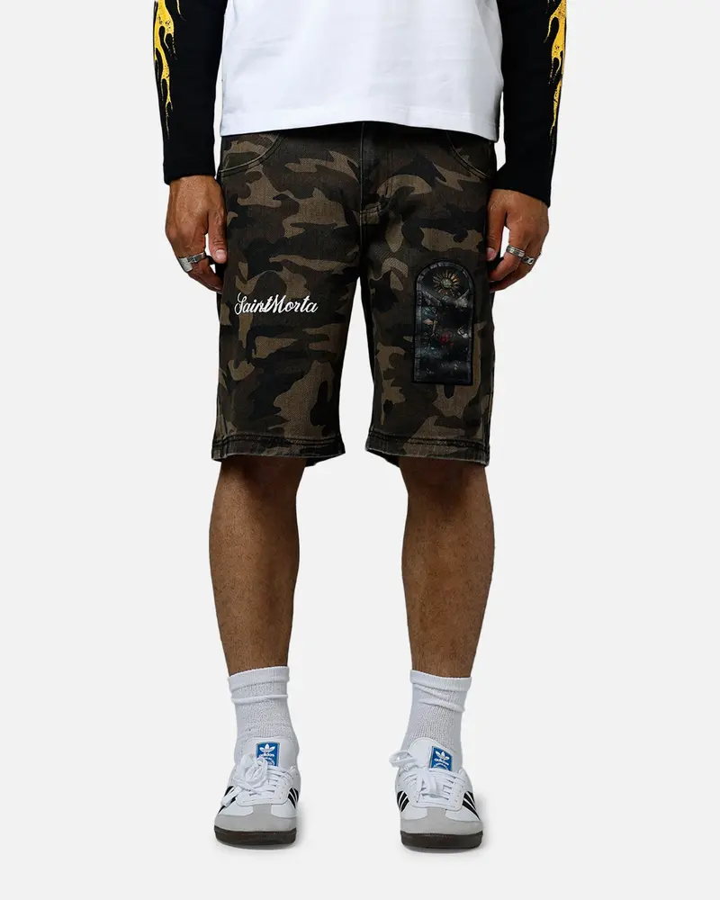 Saint Morta Kingdomcome Baggy Shorts Camo 1