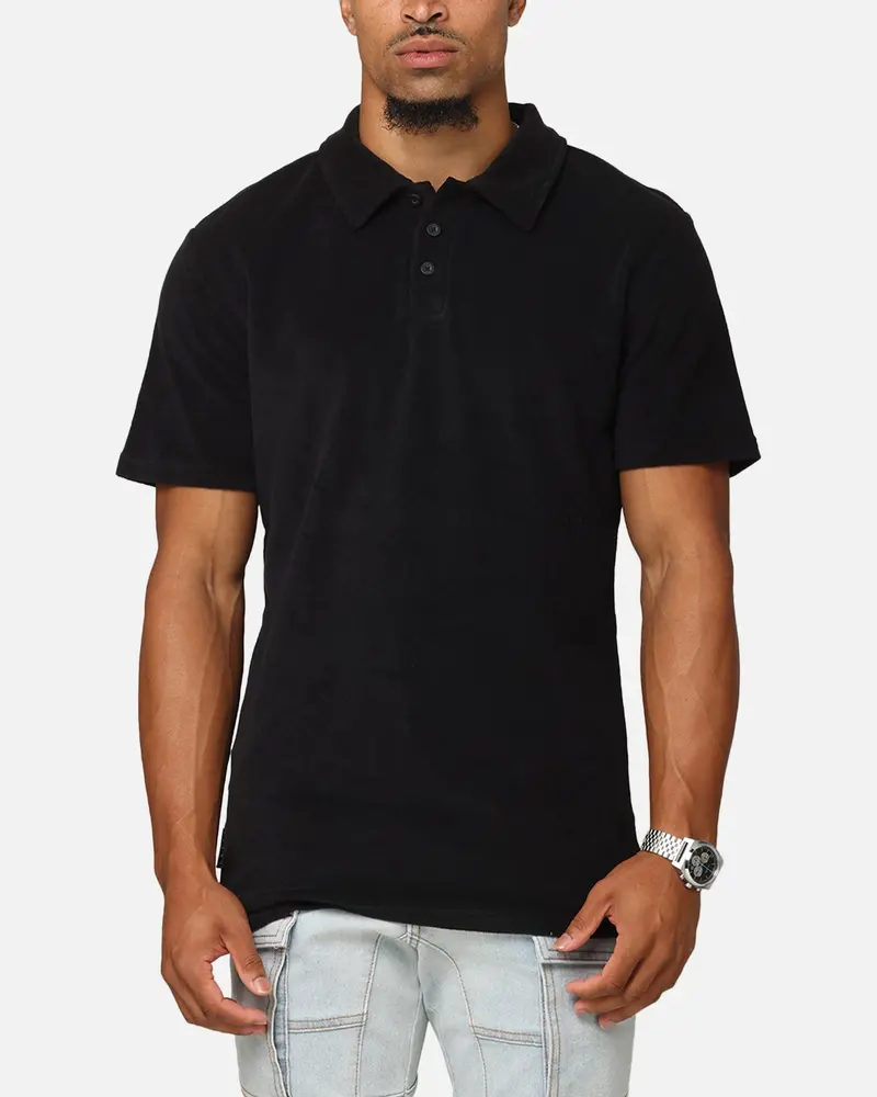 Saint Morta Knitted Polo Shirt Black 1