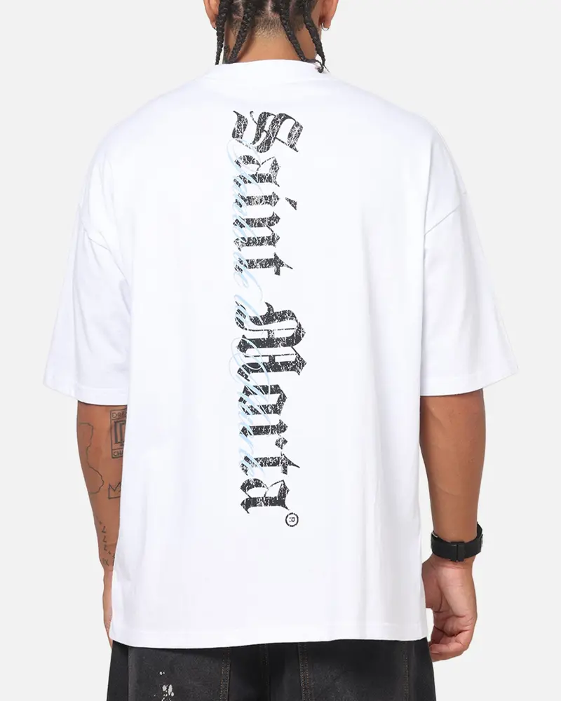 Saint Morta La Muerte Script T-Shirt White 1